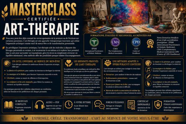 Devenez praticien en Art-thérapie certifié