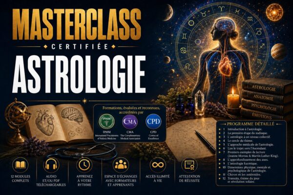 Formation Astrologie&nbsp;: Apprenez à lire un thème astral avec méthode, nuance et éthique