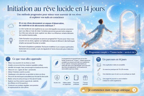 Initiation au rêve lucide en 14 jours