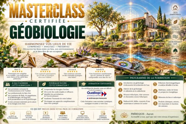 Devenez spécialiste en géobiologie - Formation certifiée Qualiopi
